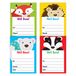 SuperStickers A6 Multi Beeld Docent Lof Pad: 64 Nota's per Pad