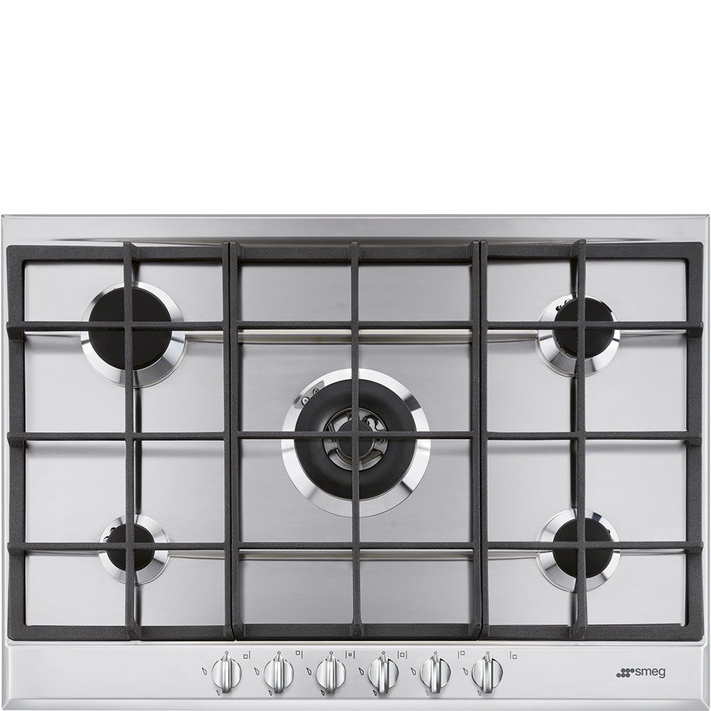 Smeg P272XGHNLK 75cm Stainless Steel Built-in Gas Hob