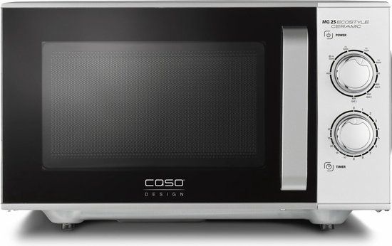 Caso MG 25 Ecostyle - Grill Magnetron - 25 l - 900 W - Zilver