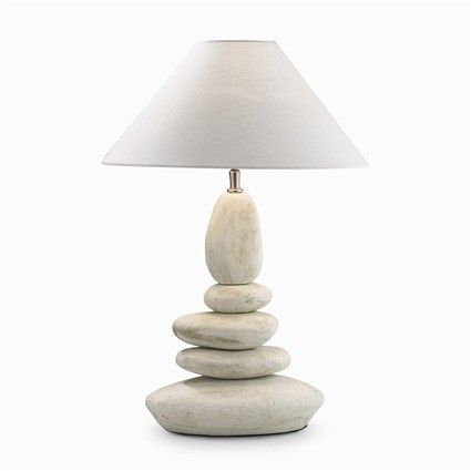 Ideal Lux DOLOMITI TL1 BIG Tafellamp - Beige - E27