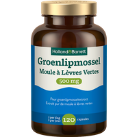 Holland & Barrett Groenlipmossel 500 mg - 120 capsules