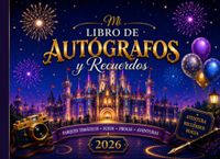 Libro de Autógrafos y Recuerdos para Parques Temáticos 2026