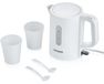 SEVERIN Reiswaterkoker WK3462, 0,5 liter, 1100 watt, BPA-vrij, met 2 bekers en 2 lepels, wit