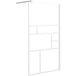 Maison Exclusive Paroi de douche 100x195 cm ESG verre blanc