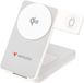 Verbatim Charge 'n Go Qi2 10000mAh 3-in-1 Magnetisch Draadloos Powerbank USB-C PD3.0 30W Wit 32296