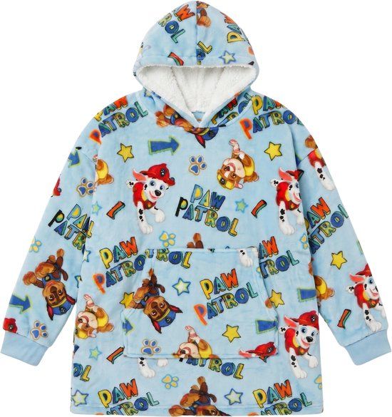 PAW Patrol Hoodie Deken Meerkleurig Polyester 140 x 200 cm