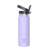 Sparrow Waterfles 0.5/0.75/1/1.2/1.5L RVS Drinkfles Rietje Metaal Fles | BPA-vrije & Lekvrije Waterfles - Vaatwasmachinebestendig, Koud & Warm, School, Sport - SwivelSip Drinkfles met Rietje