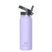 Sparrow Waterfles 0.5/0.75/1/1.2/1.5L RVS Drinkfles Rietje Metaal Fles | BPA-vrije & Lekvrije Waterfles - Vaatwasmachinebestendig, Koud & Warm, School, Sport - SwivelSip Drinkfles met Rietje