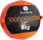 Sveltus Wallball 9 Kg Zwart/oranje
