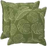 vidaXL - Kussensloop - 2 stuks - Houten Blad Design - 60 x 60 cm - Polyester