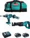 MAKITA Set MK209 (DHP481 + DJR186 + 2 x 5,0 Ah accu's + DC18RC oplader + LXT600 opbergkoffer)
