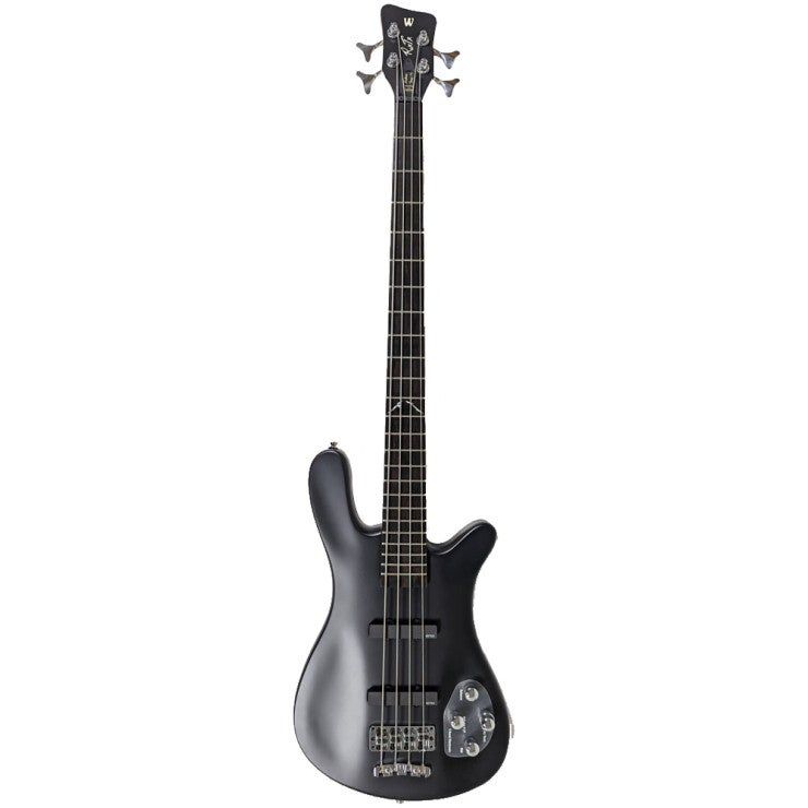 Warwick RockBass Robert Trujillo Artist Line Solid Black Satin Electric Bass Guitar