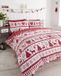 Noel Tweepersoons Dekbedovertrek Rood Polyester 220x260 cm