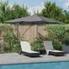 Maison Exclusive Parasol 352 x 251 x 265 cm Polyester en Aluminium Anthracite
