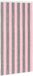 vidaXL Insectengordijn Chenille Zilvergrijs en Roze 100 x 200 cm