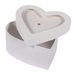 Rayher Kartonnen hart met schuddeksel, FSC Rec.100%, wit, 13x13x7cm