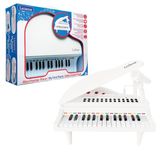 Lexibook My First Piano, Kinderpiano, Verlichtingsknoppen, Leermodus, 29 x 31 cm, Tempo en Volumeregeling, 3+, Wit, K731LXB