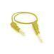 Mueller Electric 22.451-.50M-4 Cordon de mesure de sécurité Fiche banane 4 mm Fiche banane 4 mm 0,5 m Jaune 1 pièce(s)