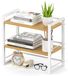 Bureau organizer - Bureauplank - Hout - Wit - Bureau bovenkant en dressoir