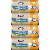 Swirl Set van 4 scheurvaste en waterdichte vuilniszakken met draaggreep - 4 x 35 l/15 zakken