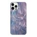 Evetane Beschermhoesje compatibel met iPhone 12/12 Pro 360, compleet, beschermhoes, voor, robuust, dun, robuust, transparant, maan, dromenvanger, trendy motief