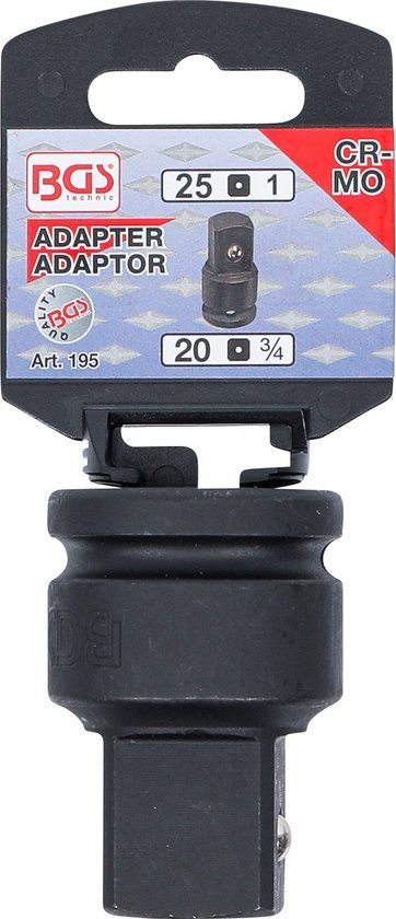 BGS 195 | Kracht dopsleuteladapter | 20 mm (3/4") - buitenvierkant 25 mm (1")