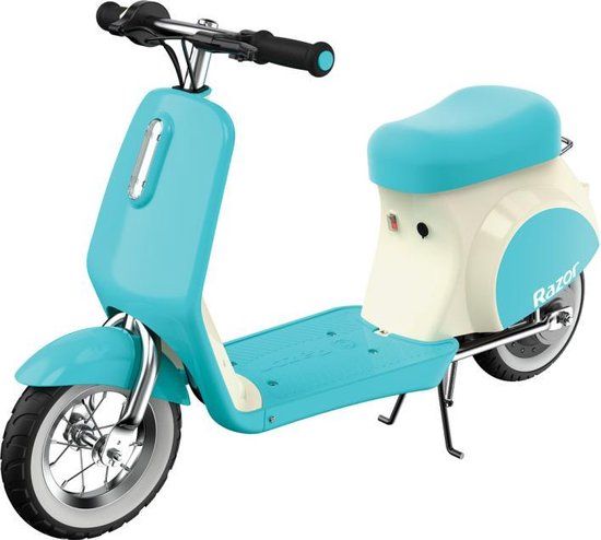 Razor Scooters Razor Pocket Mod Petite Elektrische Step - Wit/Groen - 10 Inch - Kinderen