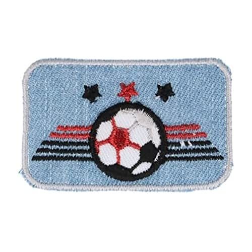 HKM 10234696 patches, blauw/zwart/rood, 37 mm x 59 mm