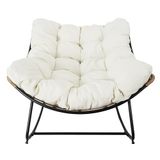 HOME DECO FACTORY, HDO2191, Tulum Schommelstoel Beige Kussen