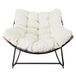 HOME DECO FACTORY, HDO2191, Tulum Schommelstoel Beige Kussen