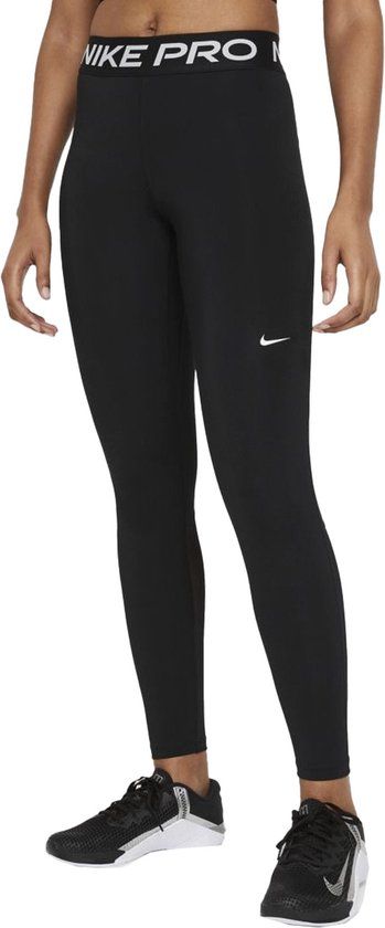 Nike W NP 365 TIGHT Dames Sportlegging - Maat XL - Zwart/Wit