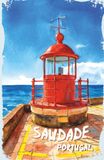 Saudade Portugal: Vol.2 Nazare Hardcover Travel Notebook