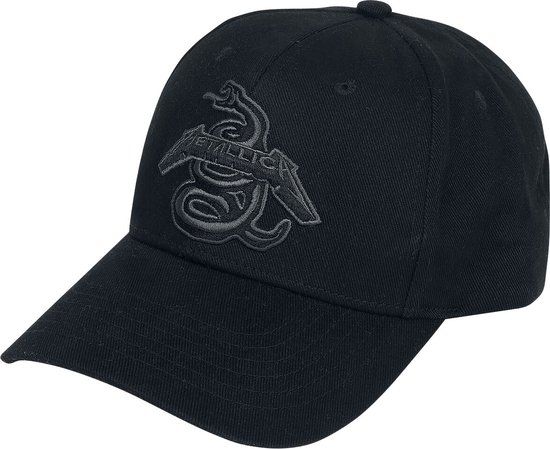 Metallica Black Album Snake - Baseball Unisex Cap - Zwart