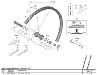 Shimano Front Axis M8000 Tubeless F15 29 Naafas Zwart