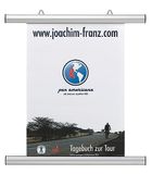 FRANKEN Klemrail, posterrail, aluminium, 600 mm lang, BS1003