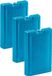 Plasticforte Koelelementen van 1000 gram - 6x stuks - blauw - 22 x 14.5 x 3.5 cm - voor koeltas en koelbox