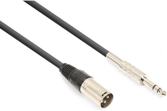 Vonyx audiokabel 6 3mm jack stereo - XLR m - 1 5 meter