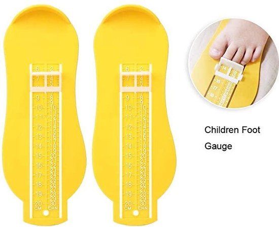 Baby Foot Meter - Yellow - Kids