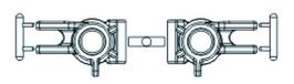 Jamara Achteras Arm voor X3 Buggy (2-delig)