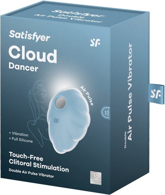 Satisfyer Cloud Dancer - Blue - Clitoral Stimulator - USB Rechargeable