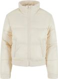 Urban Classics Recycled Shiny Sherpa Gewatteerd jack M Beige/Beige
