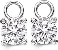 La Ti Sento Oorbellen 9176ZI Zilverkleurig Zilver Vrouwen Volwassenen