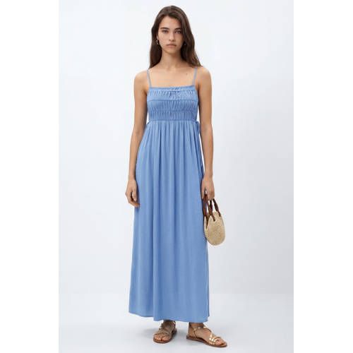 MANGO TEEN maxi jurk - blauw