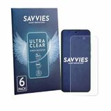Savvies Screenprotector voor Oppo F33 - Folie Beschermfolie transparant 6 Stuks