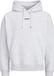 JACK&JONES - JCOCLUB BACK SCRIPT PRINT SWEAT HOOD - Jongens - L - Katoen/Polyester - Light Grey Melange