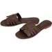 ESMARA Pantoufles femme (Marron, 39)