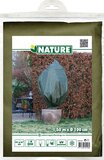 Nature plantenhoes met trekkoord - H150 x D100 cm - groen - anti-vorst