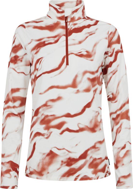 Protest Skipully Prtrikoti 1/4 Zip Dames - Uluru Rust - Maat L