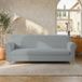 Italian Bed Linen LESLIE Elastische en uittrekbare bankovertrek, lichtgrijs, 3-zits