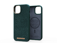 Njord byELEMENTS Salmon Leather Magsafe Case - iPhone 14 - Green